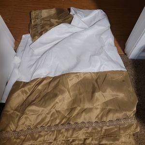King Bedskirt Gold